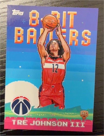 2025-26 Topps 8-Bit Ballers #8B-36 Tre Johnson III — front