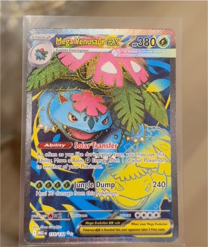 2025 Pokémon Mega Venusaur EX #155 — front