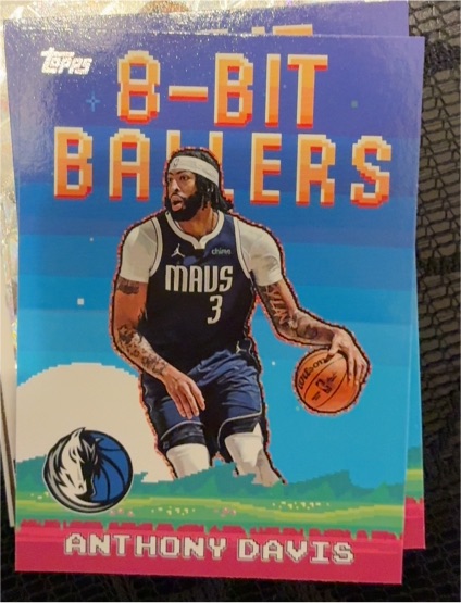 2025-26 Topps Basketball #8B-5 Anthony Davis 8-Bit Ballers — front