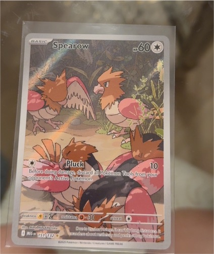 2025 Pokémon TCG Mega Evolution Illustration Rare #151 Spearow — front