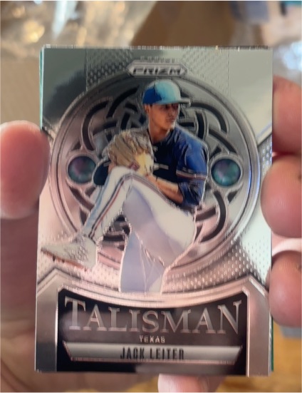 2025 Panini Prizm Talisman #12 Jack Leiter — front