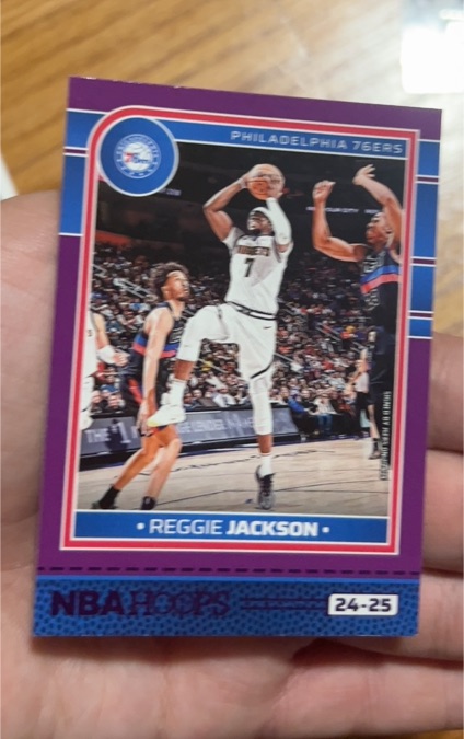 2024-25 Panini NBA Hoops #53 Reggie Jackson — front