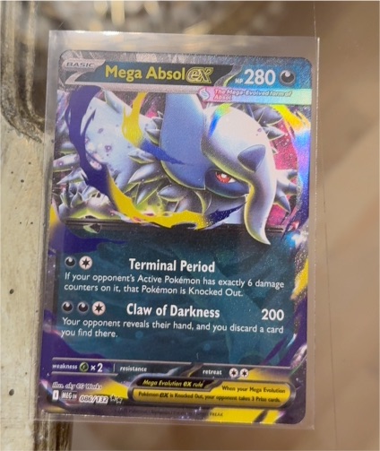 Pokémon TCG Mega Evolution Mega Absol ex 086/132 — front