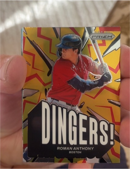 2025 Panini Prizm #5 Roman Anthony Dingers! — front