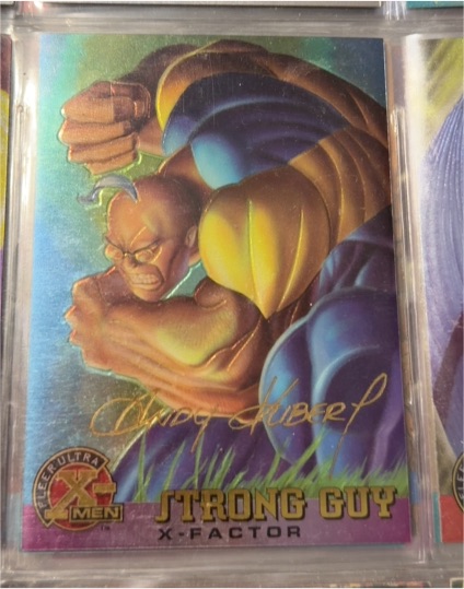 1995 Fleer Ultra X-Men Chromium #19 Strong Guy — front