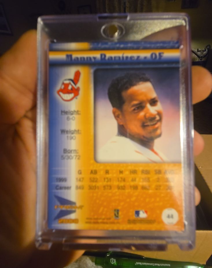 2000 Pacific Prism #44 Manny Ramirez — front