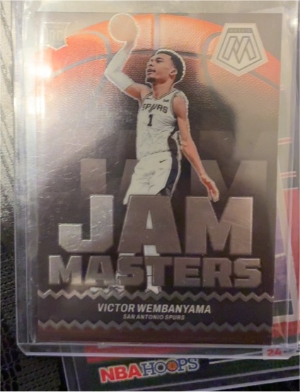 2023-24 Panini Mosaic #3 Victor Wembanyama Jam Masters — front