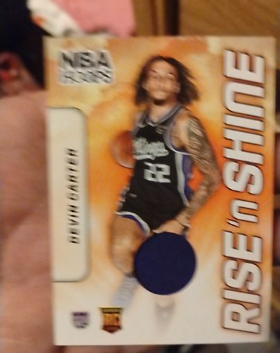 2024-25 Panini NBA Hoops Rise 'N Shine Memorabilia #RSM-DCK Devin Carter — front