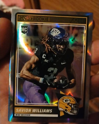 2025 Panini Score #54 Savion Williams — front