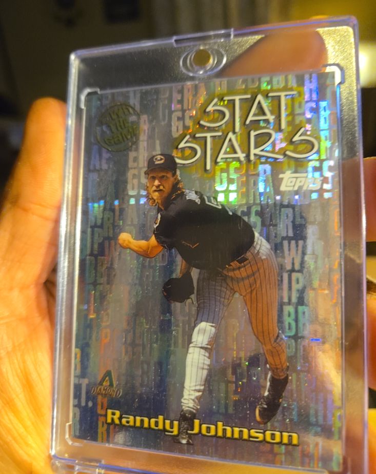 2000 Topps Own the Game #OTG19 Randy Johnson — front