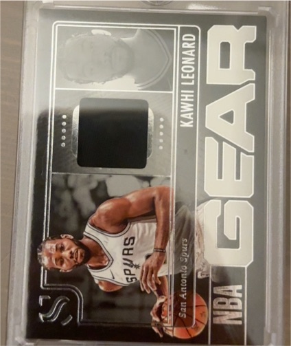 2024-25 Panini Silhouette NBA Gear #NG-KWI Kawhi Leonard — front
