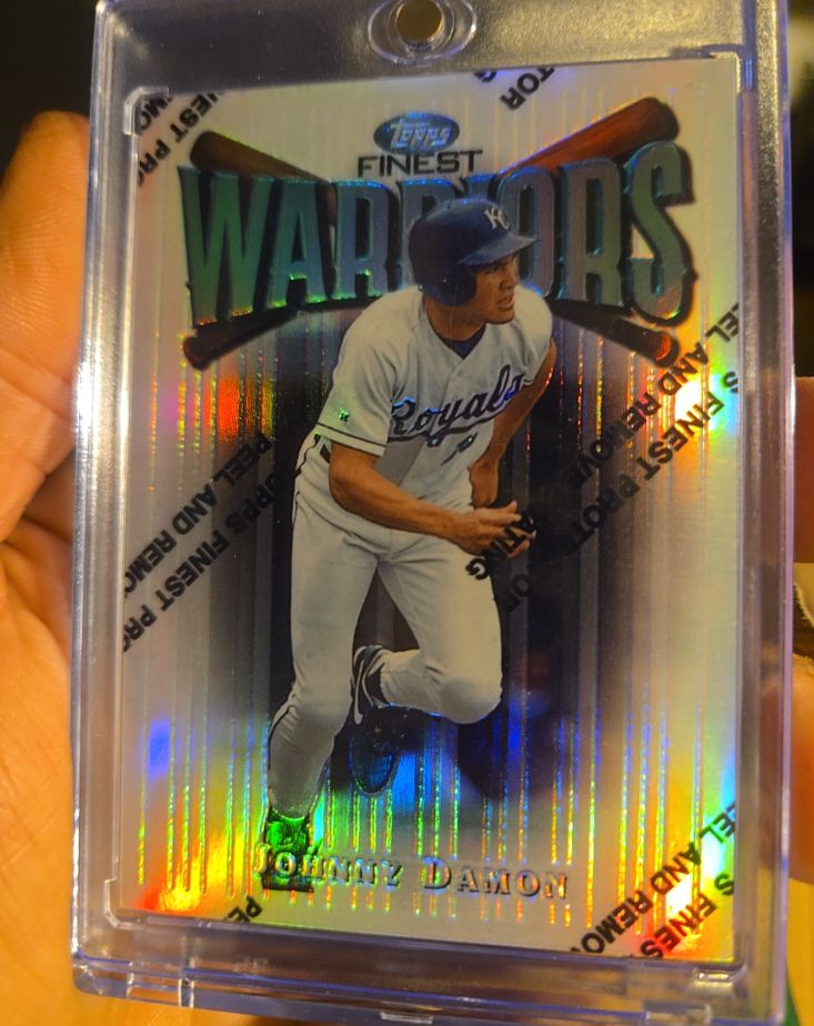 1997 Topps Finest Warriors #63 Johnny Damon — front