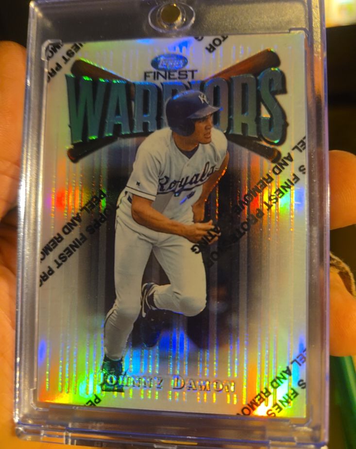 1997 Topps Finest #122 Johnny Damon — front