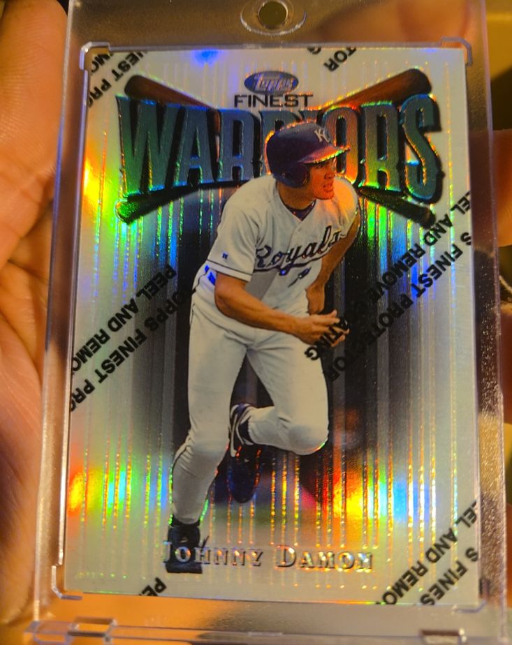 1997 Topps Finest #122 Johnny Damon — front