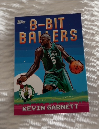 2025-26 Topps Basketball 8-Bit Ballers #8B-30 Kevin Garnett — front