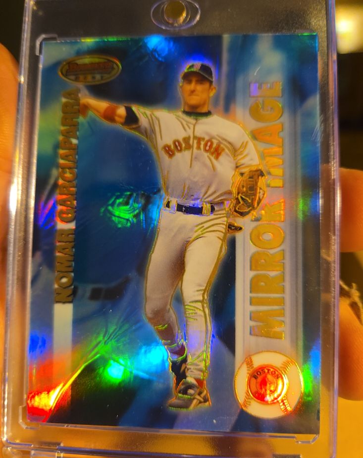 1999 Bowman Best Mirror Image #M9 Nomar Garciaparra — front