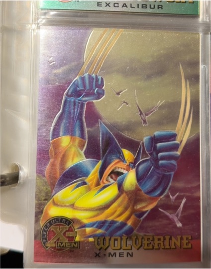 1995 Fleer Ultra X-Men Chromium #13 Wolverine — front