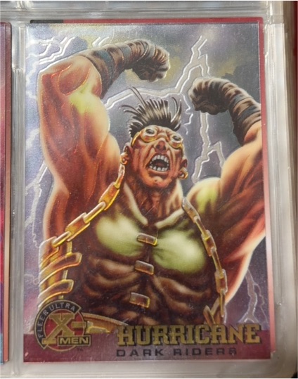 1995 Fleer Ultra X-Men Chromium #46 Hurricane — front