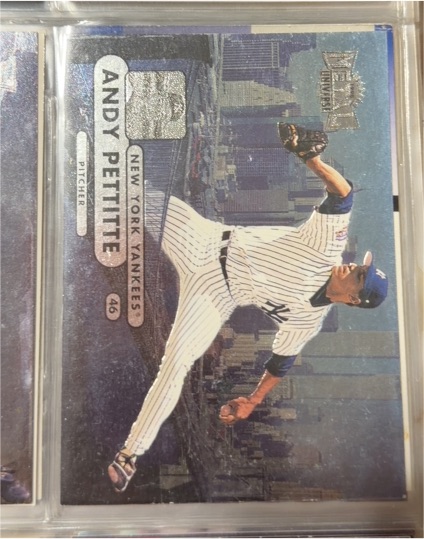 1998 Skybox Metal Universe #46 Andy Pettitte — front