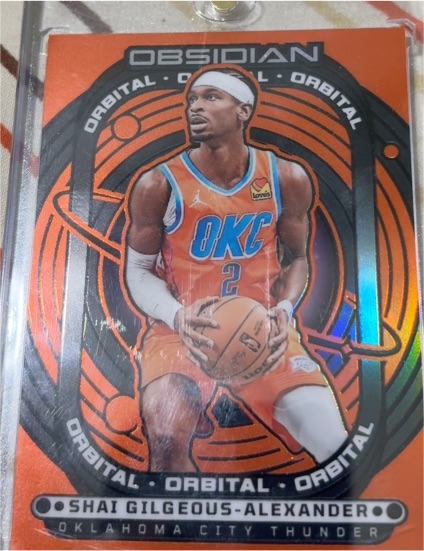 2024-25 Panini Obsidian #2 Shai Gilgeous-Alexander Orbital — front