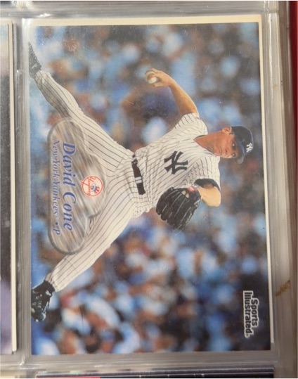 1998 Fleer Sports Illustrated #27 David Cone — front