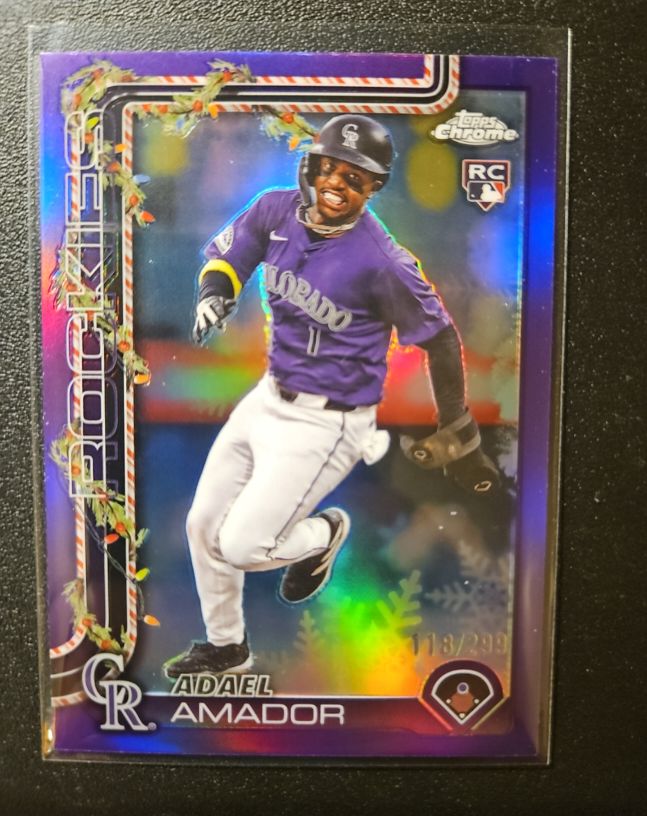2025 Topps Chrome #255 Adael Amador — front