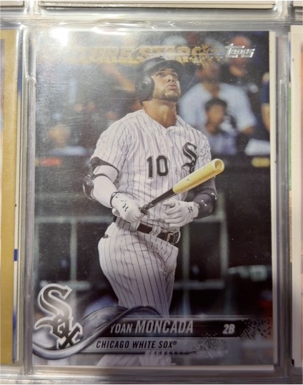 2018 Topps Future Stars Pinstripes #267 Yoan Moncada — front