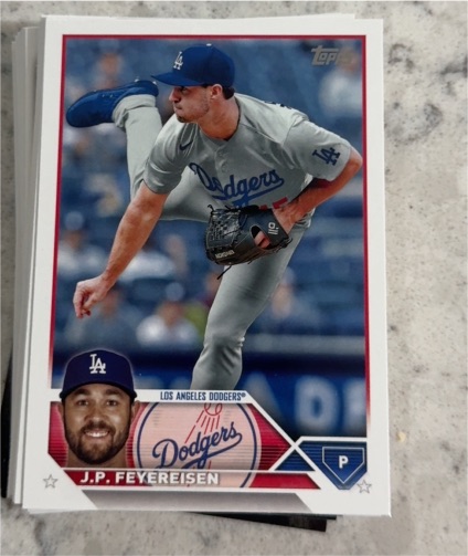 2023 Topps Update #US191 J.P. Feyereisen — front