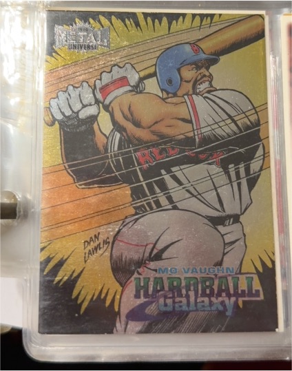 1998 Metal Universe #216 Mo Vaughn Hardball Galaxy — front