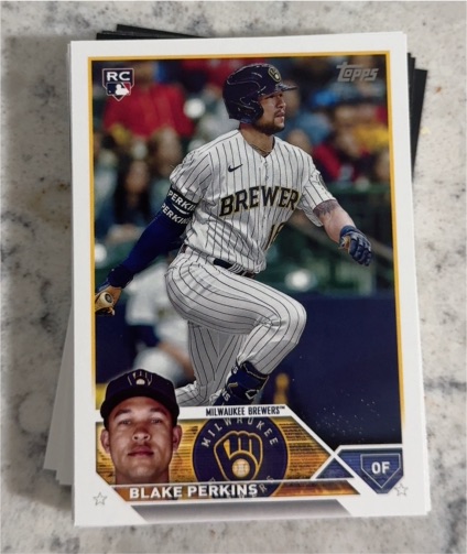 2023 Topps Update #US242 Blake Perkins — front