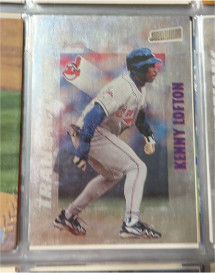 1995 Score #584 Kenny Lofton — front