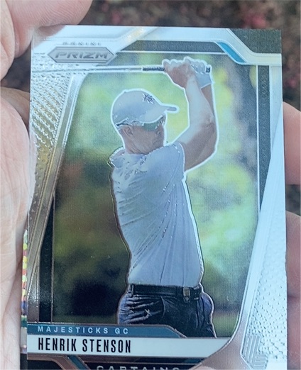 2025 Panini Prizm LIV Golf #76 Henrik Stenson Majesticks GC — front