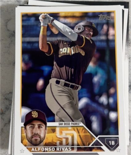 2023 Topps Update #US80 Alfonso Rivas — front