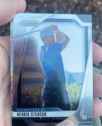 2025 Panini Prizm LIV Golf #20 Henrik Stenson Majesticks GC — front