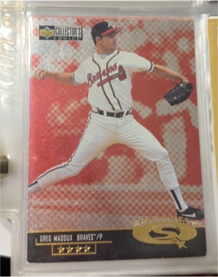 1996 Collector's Choice #Q Greg Maddux — front