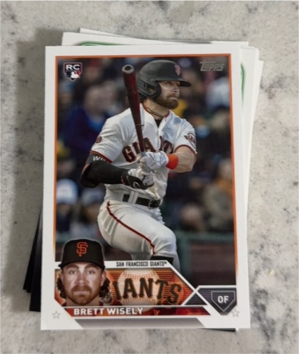 2023 Topps Update #US174 Brett Wisely — front
