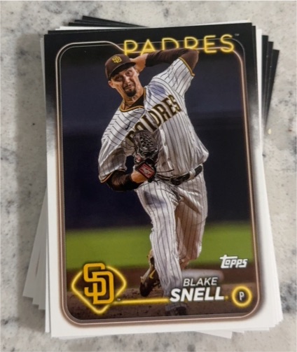 2024 Topps #460 Blake Snell — front