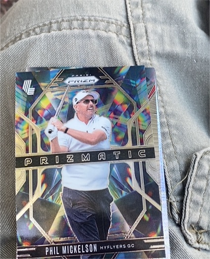 2025 Panini Prizm LIV Golf #12 Phil Mickelson — front