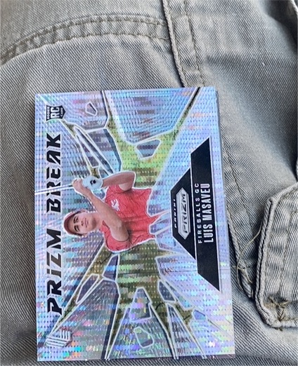 2025 Panini Prizm Break #Luis Masaveu — front