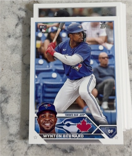 2023 Topps Update #US293 Wynton Bernard — front
