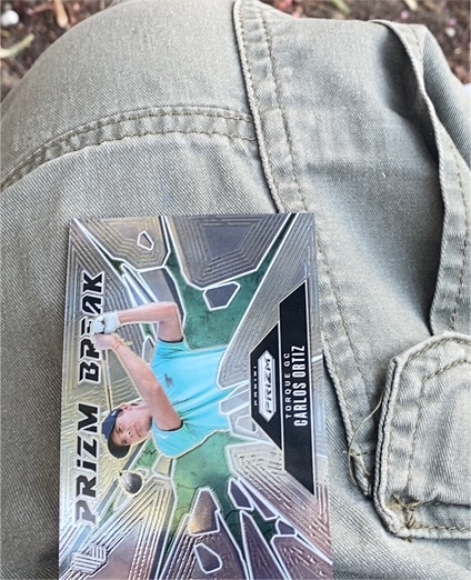 2025 Panini Prizm LIV Golf #1 Carlos Ortiz Prizm Break — front