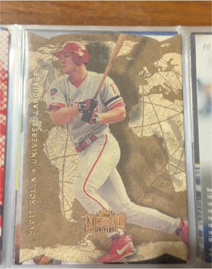 1998 Fleer Metal Universe Universal Language #20UL Scott Rolen — front