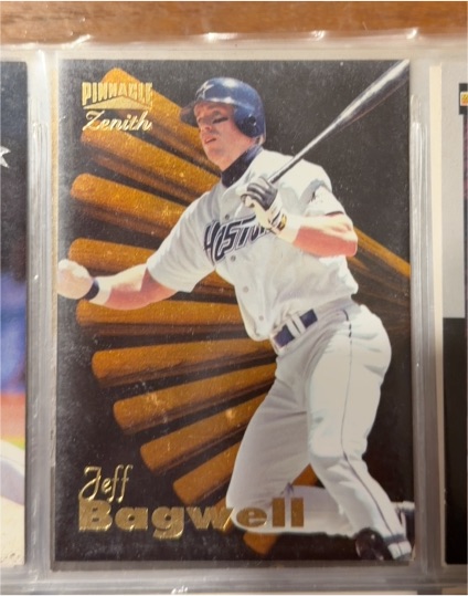 1996 Pinnacle Zenith Jeff Bagwell — front
