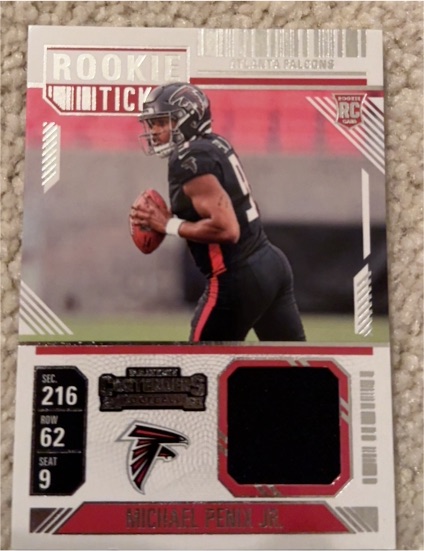 2024 Panini Contenders Rookie Ticket #RTS-MPJ Michael Penix Jr. — front