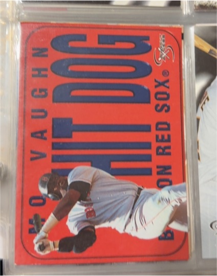 1998 SkyBox Dugout Axcess #133 Mo Vaughn — front