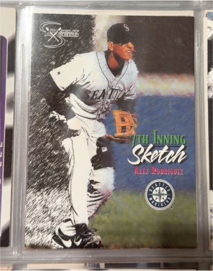 1998 SkyBox Dugout Axcess #132 Alex Rodriguez — front