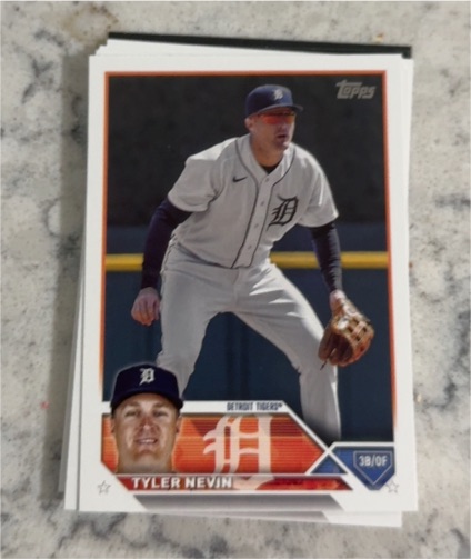 2023 Topps Update #US89 Tyler Nevin — front