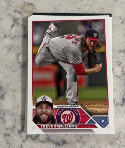 2023 Topps Update Series #US48 Trevor Williams — front