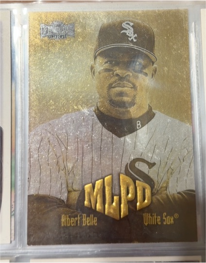 1999 Skybox Metal Universe #285 Albert Belle — front