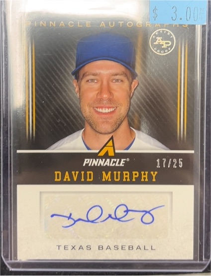 2013 Pinnacle Autographs #David Murphy — front